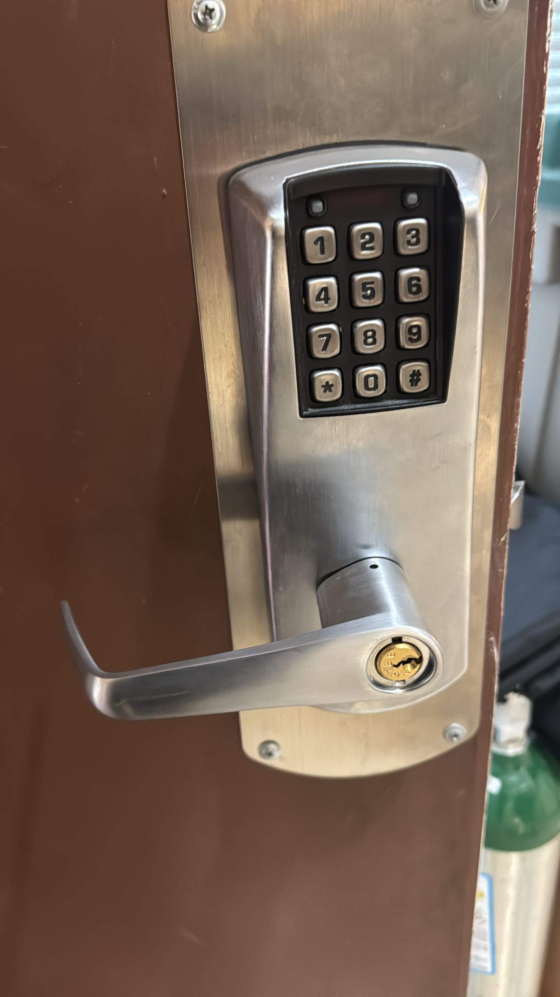 Commercial electronic keypad lock installed - San Francisco CA
